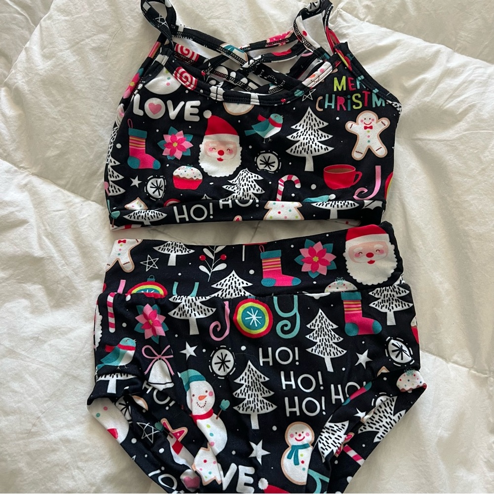 Size 5 Kids Christmas Dance Set